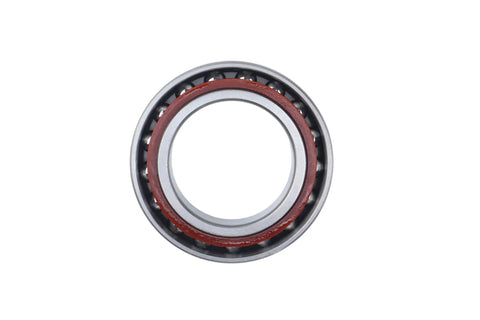 Top Shelf 7011AC Angular Contact Ball Bearing 55X90X18MM single row open design showing inner view for machinery use.