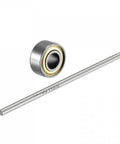20 Pieces 684ZZ Deep Groove Ball Bearings With 10 Round Shaft Rods Pro Grade Carbon Steel Build For DIY Projects