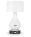 Six LED Battery Operated Motion Sensing Table Lamp With Dual Zone Lighting For Body, Shade, Or Both, Choose Soft Or Strong Light