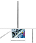 30 Type Aluminum T Slot Track For Woodworking Fixing Fixture With 500mm Length, metal rail close-up view