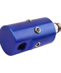 Beefy Built Rotary Joint Swivel Union For Industrial Machinery, Durable Rotary Union System Compatible With 1116-670-463 And 1116670463 Replacement Parts, Ideal For Fluid Transfer And Rotating Couplings, blue aluminum body