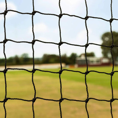 Close-up of 36ft netting, part of Portable Mobile Baseball Batting Cage With Wheels 36ft Net With Padding Easy Setup On Any Surface.
