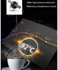 Automatic Home Coffee Machine With Small Touch Screen Built In Grinder Integrated Steam Pump temperature control display