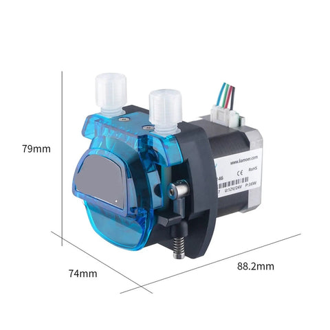 Kcm 420Ml Min Peristaltic Pump With Stepper Motor High Precision Dosing And Liquid Transfer For Lab Or Home Use 12V 24V Voltage Compatible Reliable Performance Compact Design