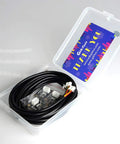 DS18B20 Waterproof Digital Temperature Sensor With Adapter Module For Arduino Triple Pack Probes No Fuss Plug In Waterproof Temperature Probe For Aquarium Home Automation And DIY Projects EK1183 cable and module in plastic case