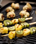 Q1200 Portable Propane Grill For Travel And Camping Blue With 1 Burner Cast Iron Grates Electronic Ignition 8500 BTU Ideal