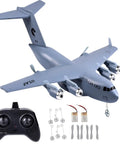 Ready To Fly RC Plane For Beginners Noob Friendly 2 4Ghz 2 Channel Airplane With Built In 3 Axis Gyro Auto Stabilization Navy Blue