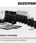 Pro Grade Food Grade Machine Oil For Meat Slicers And Food Industry Equipment, High And Low Temperature Safe Lubricant For Bearings, Joints And Conveyor Chains, Keeps Gear Moving Smoothly 30ml Care Product, BIZERBA product set