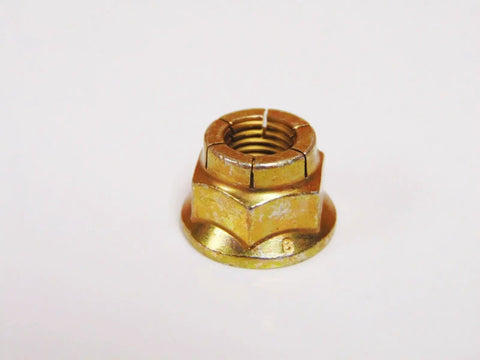 Arctic Cat Atv Hex Flange Nut Clinch Lock Oem Replacement Hardware in gold steel for secure mounting and durable fit.