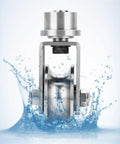 Beefy 304 Stainless Steel Pulley Wheel Set With M68 V Type Duplex Bearing 360 Degree Swivel Rope Pulleys in water splash