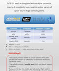 Protocols and compatibility information for Optical Flow and Lidar Sensor MTF-01 for ArduPilot PX4 INAV Flight Control Systems.