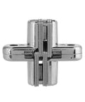Hidden Zinc Alloy Concealed Cross Door Hinge Set For Home Use Silver 2 Pack Extra Small Durable Low Profile Hinges Built To Last