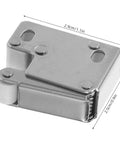 Stainless Steel Door Roller Catch 2 Pack Press To Open Cabinet Latch with Nylon Wheel for handleless kitchen and wardrobe doors