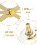 Gold Metal Clock Hands Replacement Kit 10 Sets Handy DIY Wall Clock Hands with compact size and sturdy material