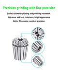 High Precision ER Collet Chuck For CNC Spindle Engraving With 0.005mm Accuracy And Slip Resistant Clamping viewed from multiple angles.