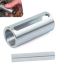 Shaft Sleeve Adapter And Pulley Kit For Three Quarters To One Inch Shafts Built Tough In Stainless Steel With Step Key shown