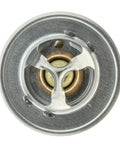 Direct Fit Engine Coolant Thermostat Replacement Keeps Your Studebaker Chillin Smooth For 2R10 2R11 Models 1952 1953 top view showing metal and brass components.