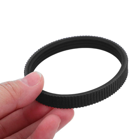 Top Shelf 4Pc Replacement Rubber Drive Belt Kit For Planer Machinery, solid black rubber band with textured grip, 218mm size.