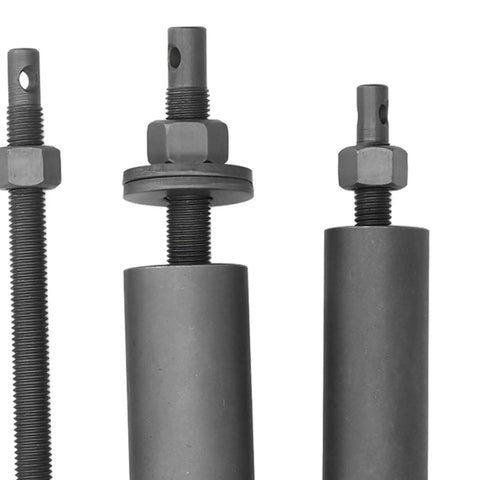 Heavy Duty Seal Puller Extractor Kit With Slide Hammer Pilot Insert To Remove Inner Bearing Seals 9mm To 23mm For Sleeve Bearings Great For Daily Repairs On Machines You Need Reliable Tools To Finish Work Fast No Part Damage Or Slowing Your Grind., heat-treated steel seal puller extractor parts with slide hammer pilot inserts