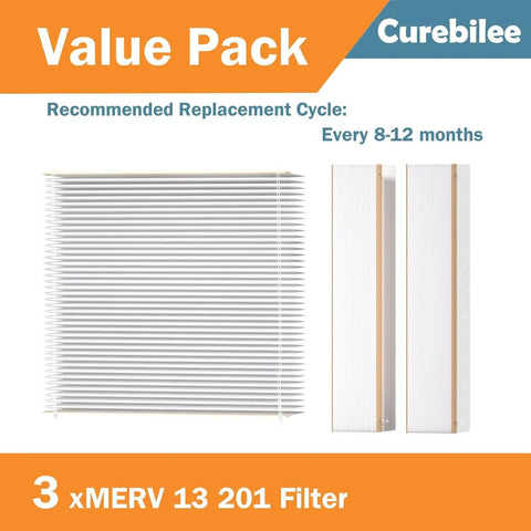 Replacement MERV 13 Air Filter Compatible With 2200 Series Space Gard 2200 Purifiers And PMAC 20C X0445 Three Pack