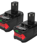 Upgraded 18V 8.0Ah Lithium Ion Replacement Battery for Ryobi Cordless Tools Beefed Up Power and Long Lasting Performance