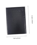 25 Pack Black Bubble Mailers Padded Envelopes Beefed Up Thickened Poly Bubble Packaging Bags Self Seal Adhesive for Mailing and Shipping