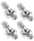 Top Quality 4 Pcs Car Wheel Studs And Hub Screws Nuts Kit For Peugeot 308 And 406 Models From 2007 To 2014 And 1995 To 2004 Fits Perfectly With High Grade Anti Rust Metal That Stays Tough And Holds Tight On The Road, chrome wheel studs