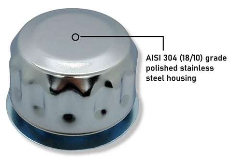 Hydraulic Tank Breather Cap For Oil And Fuel Reservoir With Flange And Bayonet Lock 304 Stainless Steel Vent Cap
