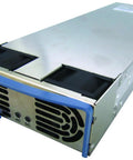 Beefy 2496W 24V 104A Rackmount Power Supply Enclosed Front Cage 115 230VAC Input High Current DC Converter for Industrial Electronics and Server Racks, front view