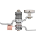 Heavy Duty Magnetic Ground Clamp For Welding With Run On Tab 200 Amp Capacity detailed view showing metallic components and secure fittings.