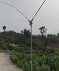 7-54MHz 200W Portable Dipole Antenna With Stainless Steel Telescopic Design for UV Band Horizontal Polarization setup in field
