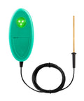 Electric Fence Tester With LED Indicator Lights For Pulsed Energizers Clip On Fence Wires Or Tape Fences Up To 40mm Tape Width Easy To Use Alert Device That Verifies Pulse Voltage On All Wire Types For Quick Safety Checks, green