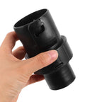 Hand holding Vacuum Hose Adapter Kit For Wet Dry Shop Vac And Industrial Cleaners Universal Connector Set