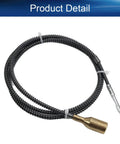 Heavy Duty Flex Shaft Extension For Bench Grinder And Drill Press Quick Swap Rotary Tool Bit Adapter With Reinforced Iron Wire Core, coiled cable design.