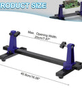 Adjustable PCB Holder With 360 Degree Rotation For Circuit Board Soldering And Desoldering Repair, Metal Base, 40.8 cm, Blue