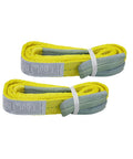 2 Pack 2 Inch By 3 Foot Lift Slings Made From 2 Ply Polyester Rigging Straps Flat Eye To Eye Web Slings With 6200 Lb Working Load