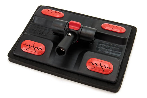 Extendable Car Wash Kit Pro Plus With Rotating Locking Head mitt mop with red microfiber cover and towel plugs