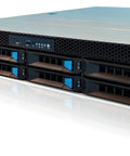 Dual Intel Xeon Silver 4210 Enterprise Rack Server Serving Up 32GB RAM Hefty 4TB HDD Plus Snappy 500GB SSD And Rock Solid Redundant Power Supply Daily, shown from the front with open drive bays.