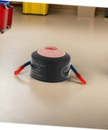 Automatic Aerosol Fire Extinguisher Patch Offering A No Sweat Setup For Quick Flare Zapping On Car Dashboards Wall Outlets And Power Strips, compact with red handles.