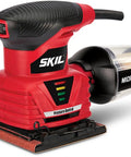 Corded Quarter Sheet Palm Sander With Solid 2 Amp Motor For Smooth Wood Refinishing And Drywall Sanding Fingertip Control Easy Glide Action