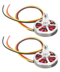 Beefy 5010 750KV Brushless Motor For RC Drones And Multicopters, Premium Aluminum Alloy Build, 50x10mm Size, Silver Finish, High Efficiency And Durability, Great For Aircraft And Aerial Photography, 2 Pcs