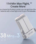 Mini 3 Fly More Combo With RC, Dope 4K Drone Camera For Adults battery, 38 mins, lightweight under 249g for 114-min flight time