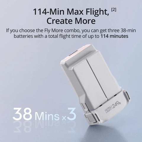 Mini 3 Fly More Combo With RC, Dope 4K Drone Camera For Adults battery, 38 mins, lightweight under 249g for 114-min flight time