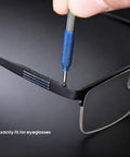 3 In 1 Eyeglasses Screwdriver Keychain Repair Kit With Small Phillips, Flathead And Nut Driver Bits for easy eyeglasses repair