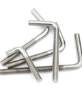 Premium Stainless Steel Right Angle Anchors Set M4 To M12 L Shaped And 7 Shaped Bolts For Uniform Load Distribution Quick Install 304 A2 Grade Hardware Includes M8x60mm Two Pieces, stainless steel right angle anchors