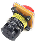 Forward Reverse 3 Phase Milling Switch Rock Solid Rotary Universal Changeover Selector for milling machines, 64x64x61mm.