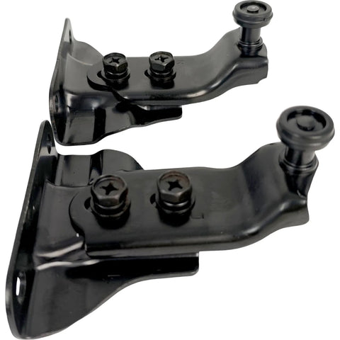 Two Sliding Rear Door Roller Top Brackets 72510-TK8-A01 72550-TK8-A01 for Honda Odyssey 2011-2017, metal roller assemblies shown.