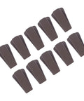 10 Pack TPR Wedge Door Stops for Home Office Durable No Punching Design Flexible Rubber for Carpet Tile Wood Floors Reduces Collision Noise and Ground Damage on Slick Surfaces