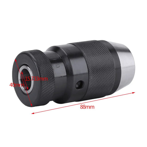 Killer Grip Keyless Drill Chuck 0 To 13 Mm With Half Inch Thread And B16 Taper Self Tightening Steel Mount For Lathe No Fuss Operation Straight Up Quality Gear