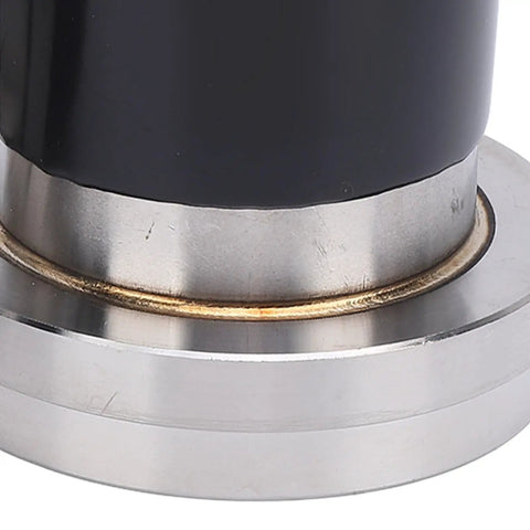 Close-up of Boat Trailer Bearing Protectors With Covers Stainless Steel Wheel Center Grease Cap 2.717 Inch Diameter Auto Check
